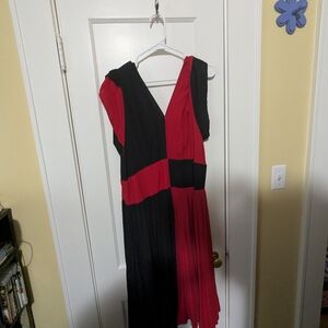Trashy Diva One Shoulder Red and Black Dress